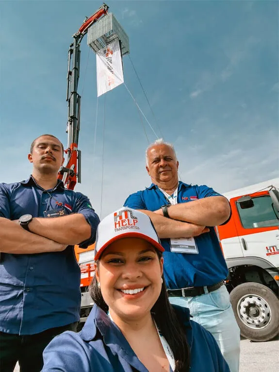 Help Transportes experiencia em transportes e movimentacao de cargas especiais